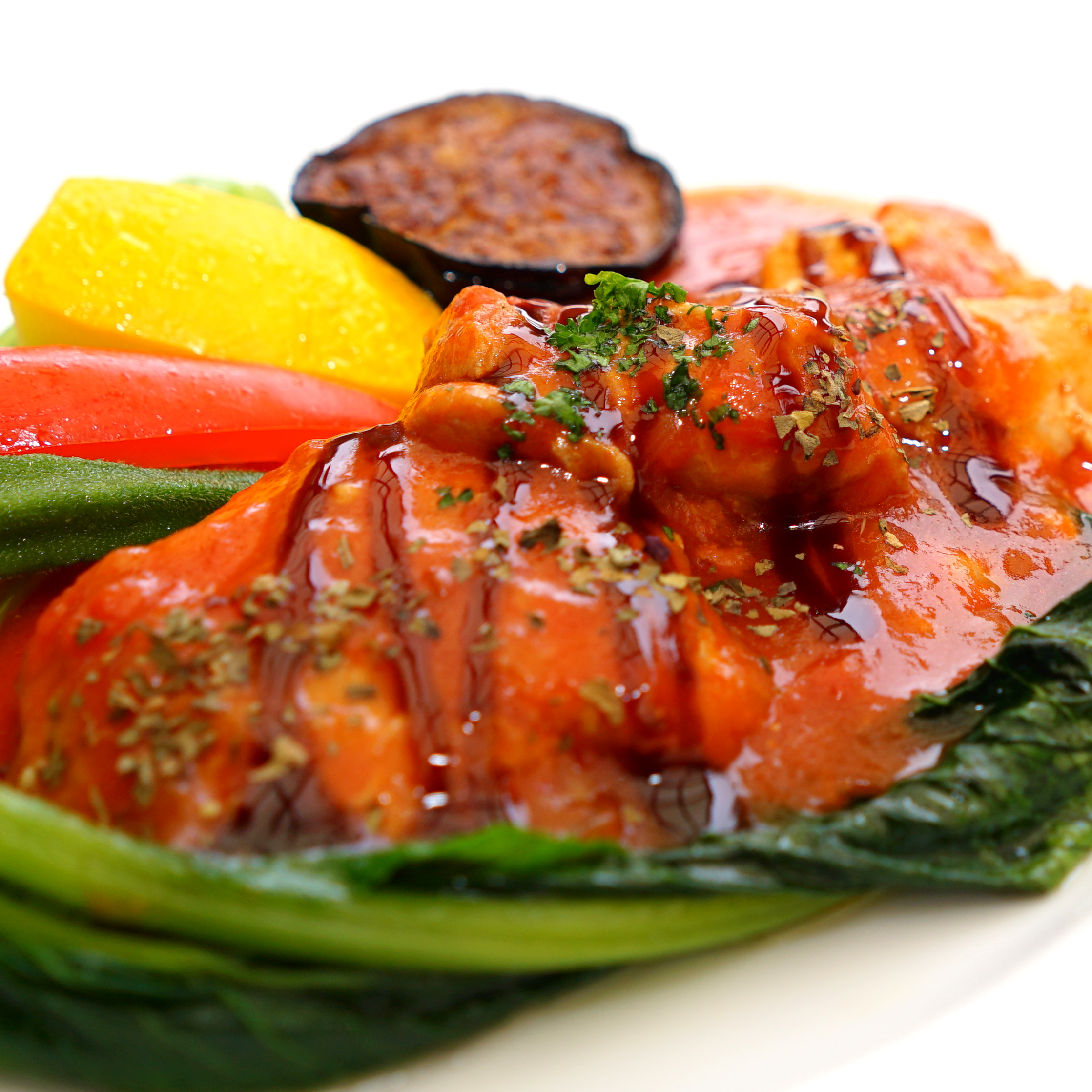 ハーブ鶏のトマト煮込み